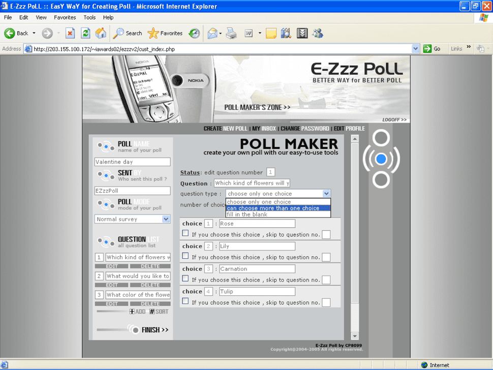 Project screenshot